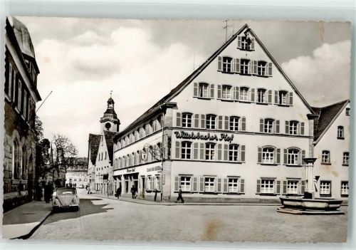 91781 W8832 Weißenburg i Bay - Hotel Wittelsbacher Hof VW Käfer Cabrio