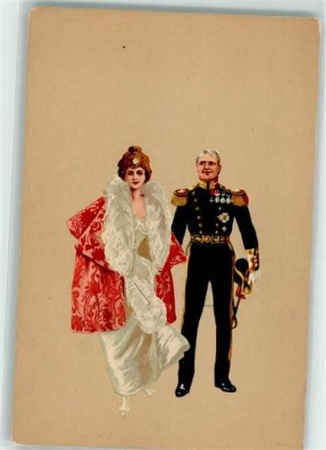 1899 Galmour Liebespaar Militär AK