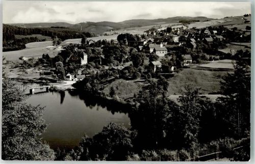 Harra Blick vom Totenfels Brücke Kirche