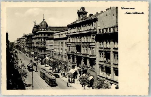 Warschau Marszalkowska Straßenbahn Oldtimer