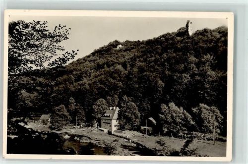 Gößweinstein Gasthaus-Pension Stempfermühle Bahnpoststempel