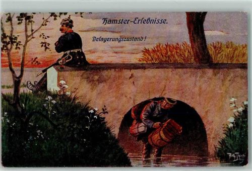 Hamster Erlebnisse Serie 176-8 Polizei Verlag Gebr. Dietrich