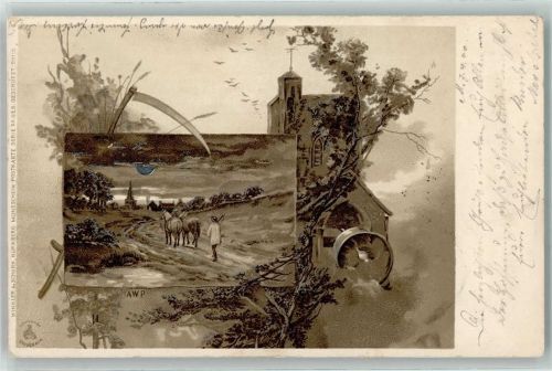 Mondschein Postkarte Serie XII AK