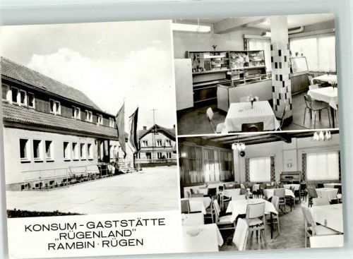 Rambin Konsum-Gasthaus Rübenland Gastraum Tresen Klavier