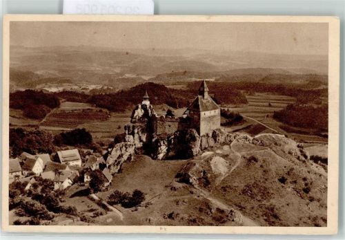 Hersbruck Fliegeraufnahme Burg Hohenstein Bild166 Reichswinterhilfe Lotterie