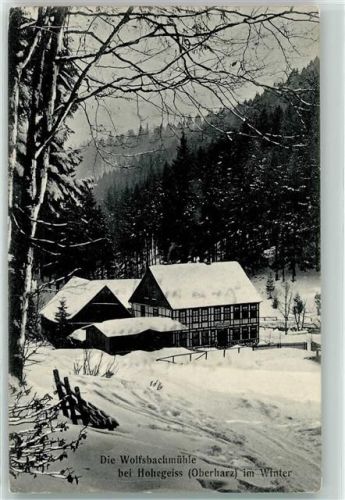 Hohegeiß Wolfsbachmühle Winter