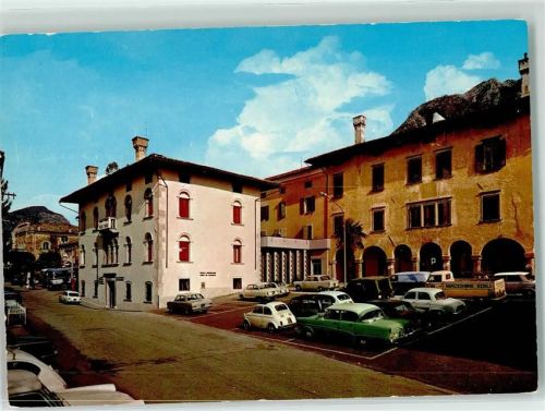Gemona del Friuli Piazza Garibaldi vor dem Erdbeben 1976 Autos