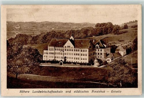 Pfarrkirchen Höhere Landwirtschaftsschule und städtisches Pensionat Ort handschriftlich