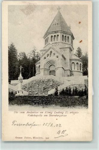 Berg 1902 Votivkapelle am Starnbergersee Ottmar Zieher