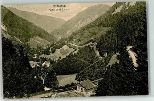Breitnau 1915 beim Sternen Höllental