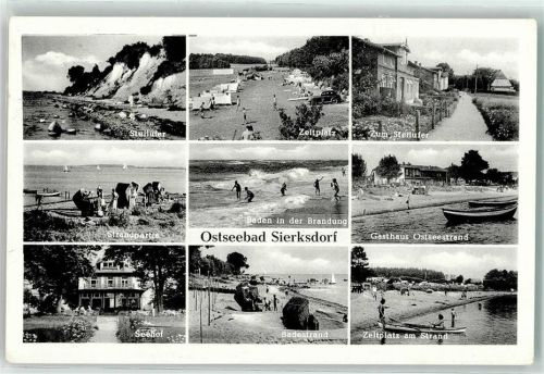 Sierksdorf Steilufer Zeltplatz Gasthaus Ostseestrand Seehof