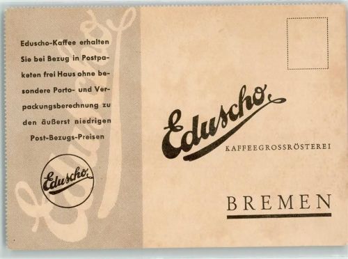 Bremen Eduscho Bestellkarte AK