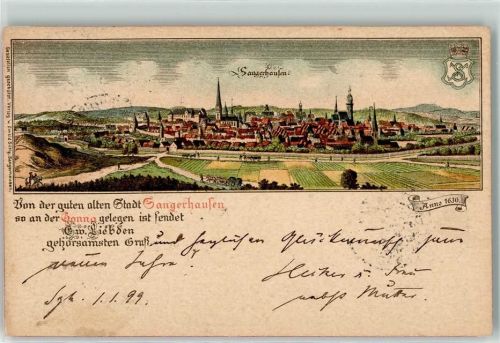 Sangerhausen 1899 Anno 1630