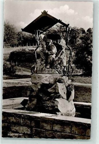 Schwangau Brunnen Zwei Kameraden