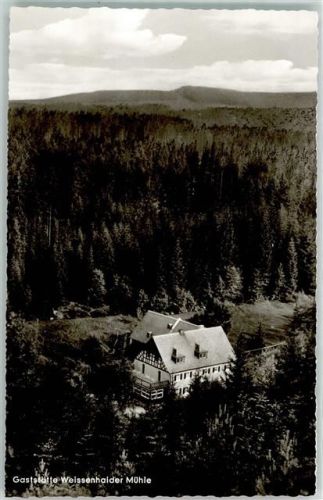95163 W8687 Weißenstadt - Gasthaus Weissenhalder Mühle