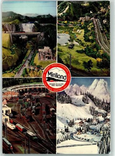 Wengen Modelleisenbahnschau Miniland Stausee Winter Eisenbahnen