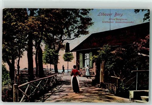 Löbau 1917 Gasthaus Altes Berghaus