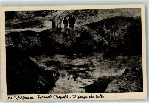 Napoli 1939 La Solfatara Pozzuoli AK