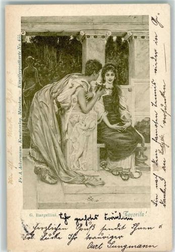 1898 sign. Bargellini - Favorita , Verlag Ackermann Nr. 455 AK