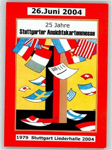 Stuttgart 2004 25 Jahre Ansichtskarten Messe Fritz Keller - Limitierte Auflage Nr. 873
