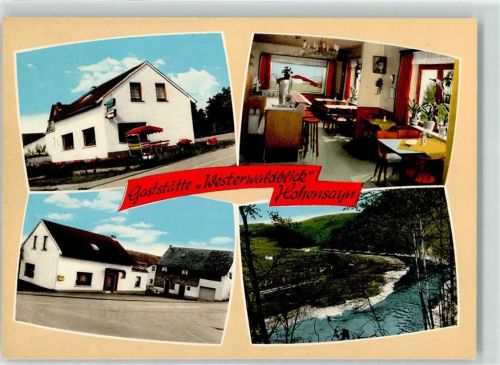 Hohensayn Gasthaus-Pension Westerwaldblick Gastraum