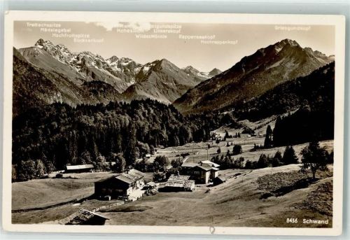 Schwand Berghäuser Allgäuer Alpen