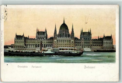 Budapest Schiffe Personendampfer Parlament