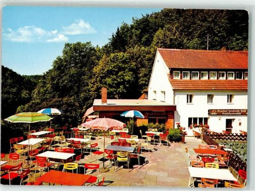 Schlehenmühle Gasthaus-Pension Friedrich-Fett Terrasse