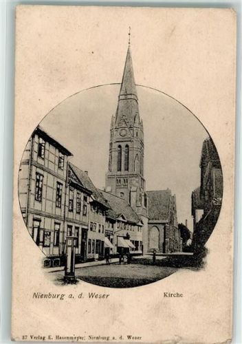31582 W3070 Nienburg Weser 1914 - Kirche