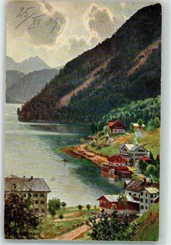 Urfeld 1909 Wachensee sign.