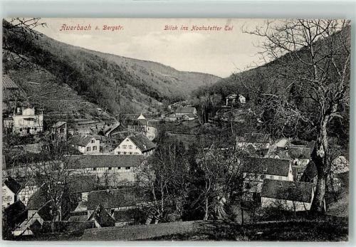 Bensheim Hochstetter Tal Bahnpost Auerbach Bergstraße