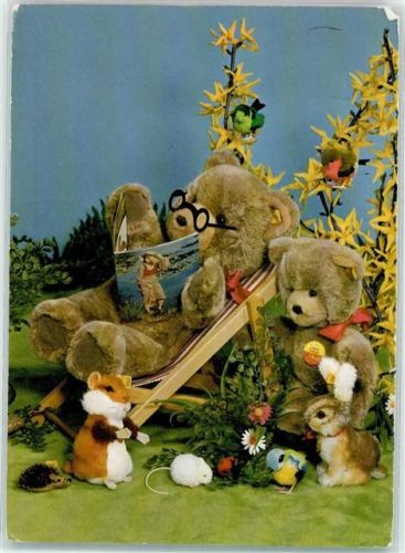 1979 Teddybär Hamster Hase Igel Vogel AL