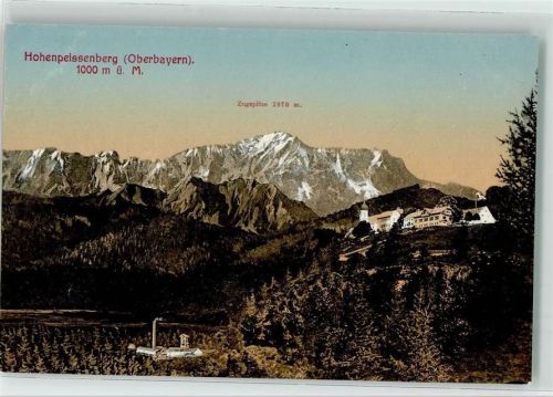 Hohenpeißenberg 1913 Zugspitze