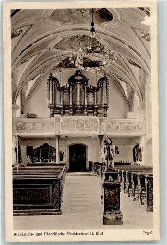 Neukirchen Wallfahrts und Pfarrkirche Innenansicht Kirchenorgel
