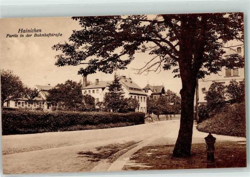 Hainichen Bahnhofstraße Hydrant
