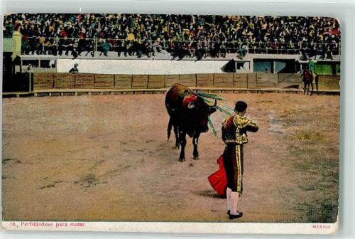 Mexiko City 1913 Perfilandose para matar Stierkampfarena