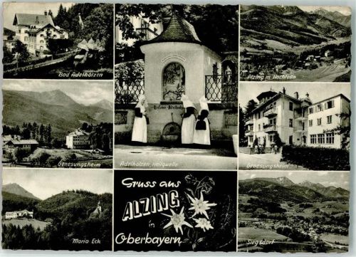 Alzing Adelholzen Heilquellen Nonnen Genesungsheim Maria Eck Siegsdorf Edelweiß