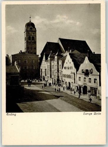 Erding Lange Zeile Schrannenhalle Stadtturm