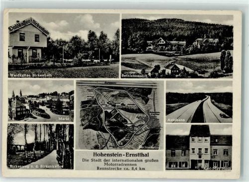 Hohenstein-Ernstthal Gasthaus Waldcafe Birkenhain