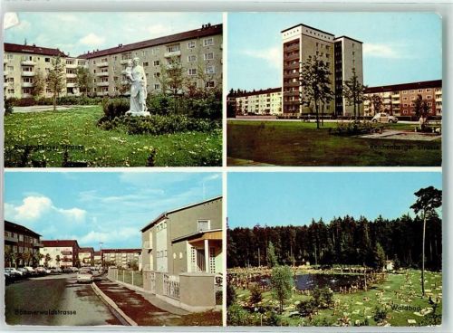 Waldkraiburg Böhmerwaldstraße Waldbad VW Käfer