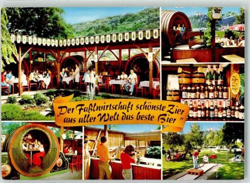 Riedenburg Faßlwirtschaft Gasthaus Bier Fass Minigolf Springbrunnen Billard