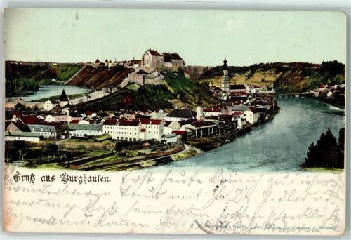 Burghausen 1903 mit Wöhrsee