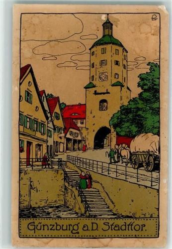 Günzburg Stadttor Künstlersteindruck