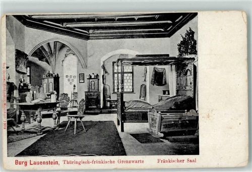 Ludwigsstadt Burg Lauenstein Thüringisch-fränkische Grenzwarte Fränkischer Saal