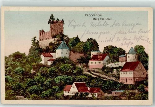 Pappenheim Burg von Osten