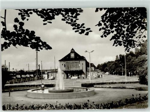 Glauchau Bahnhof Spirngbrunnen