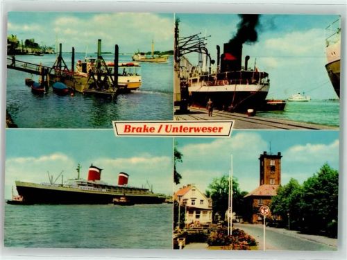26919 W2880 Brake Unterweser - Hafen Dampfer