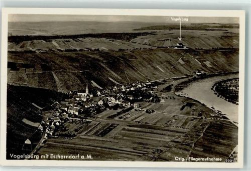 97332 W8712 Vogelsburg - Fliegeraufnahme Kirche
