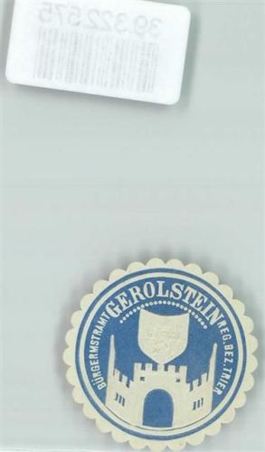 Gerolstein Bürgermeisteramt Wappen Blau Weiß