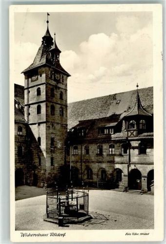 Altdorf Wichernhaus Innenhof Brunnen Turm